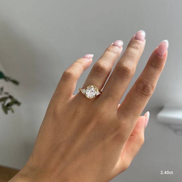 Demi Yellow Ring Unique Engagement Ring