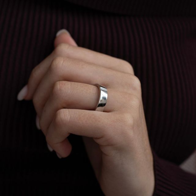 Henry 5mm White Gold Wedding Ring