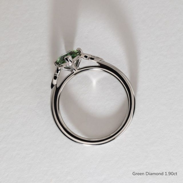 Celtic Song Platinum Engagement Ring