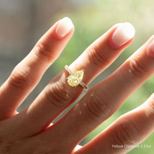 Samara Yellow Gold Hidden Halo Engagement Ring