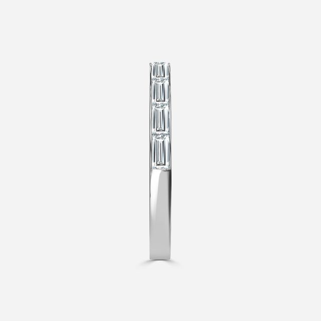Baguette Diamond White Gold Wedding Ring