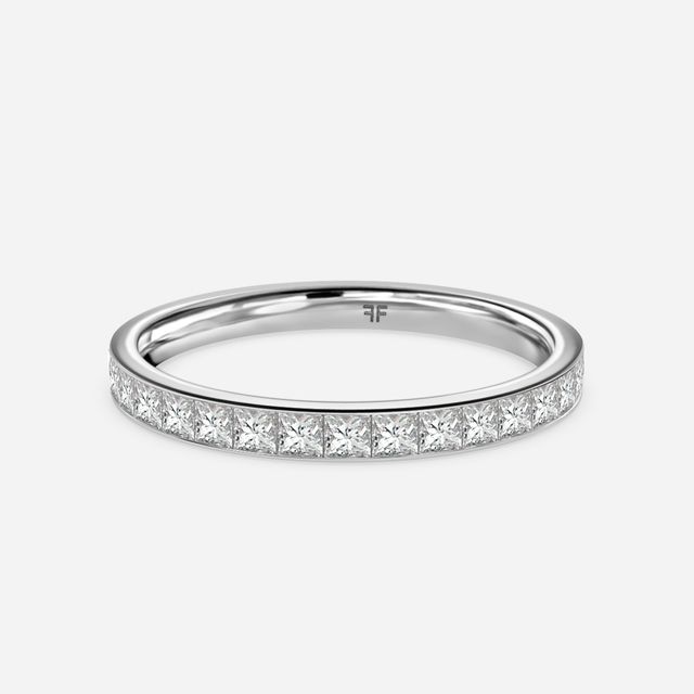 Princess Cut Diamond Platinum Wedding Ring