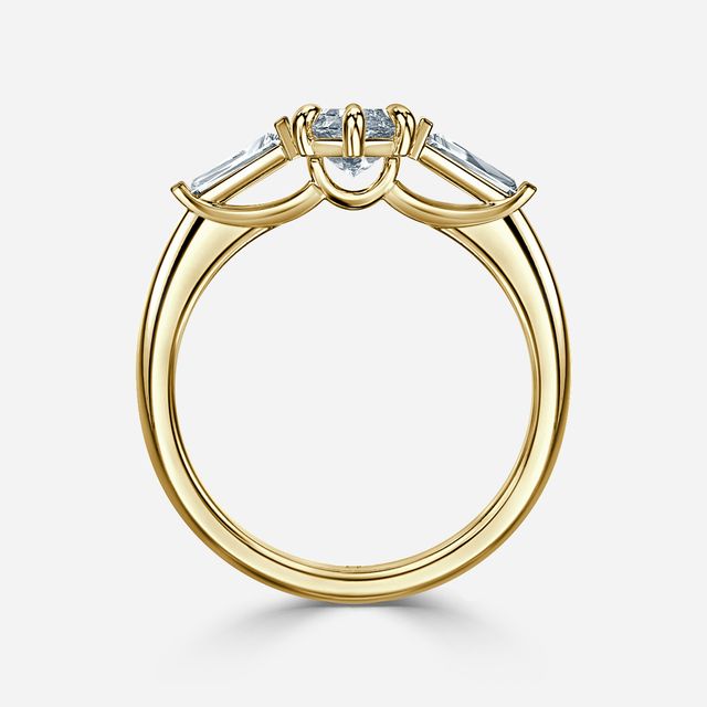 Jemima Yellow Gold Unique Engagement Ring