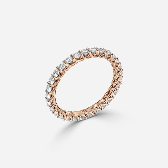 Rozen Wedding Ring In Rose Gold
