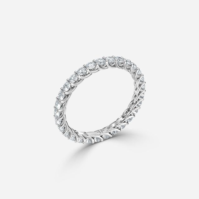 Rozen Wedding Ring In White Gold