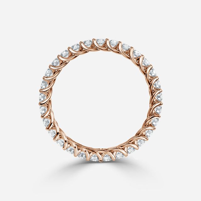 Rozen Wedding Ring In Rose Gold