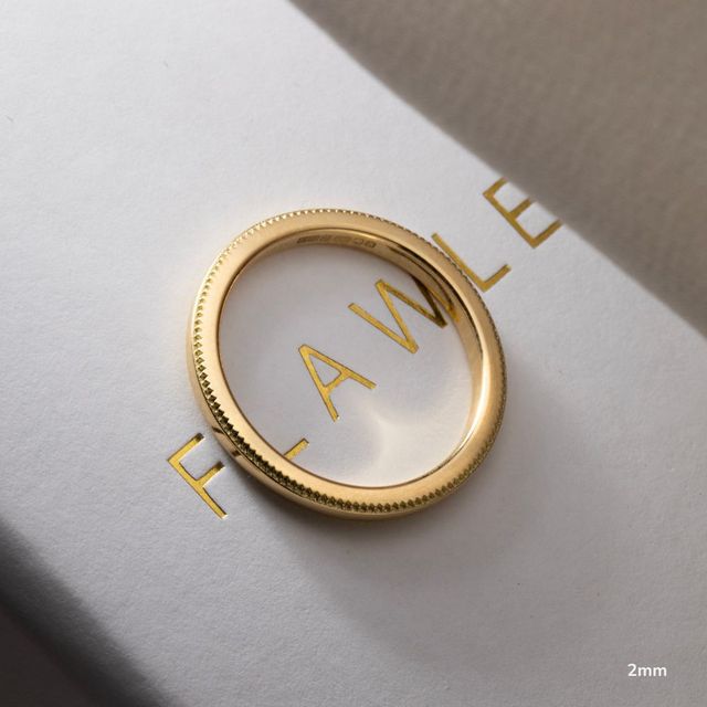 Plain Wedding Ring In Yellow Gold