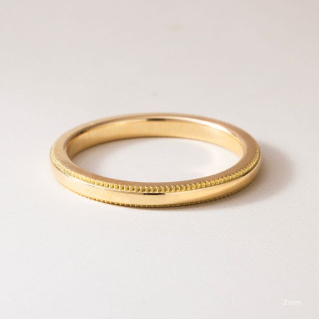 Plain Wedding Ring In Yellow Gold