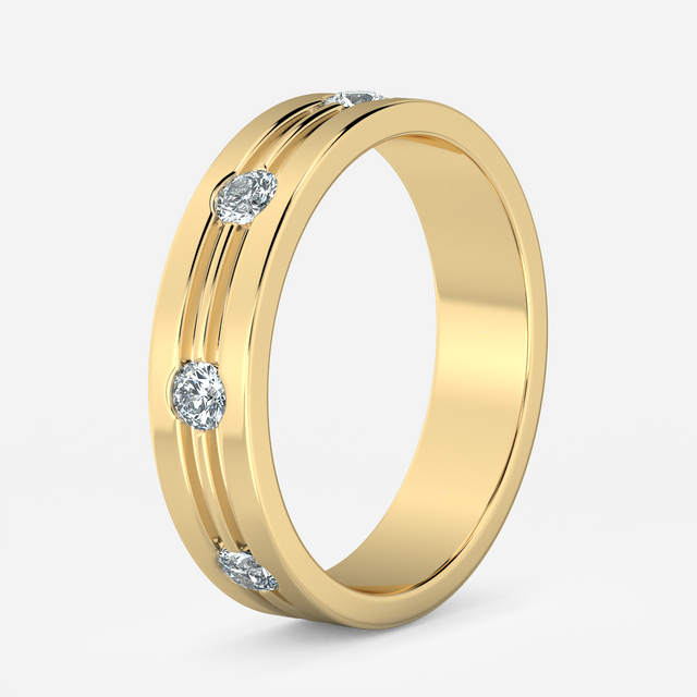 Nova Round In Yellow Gold