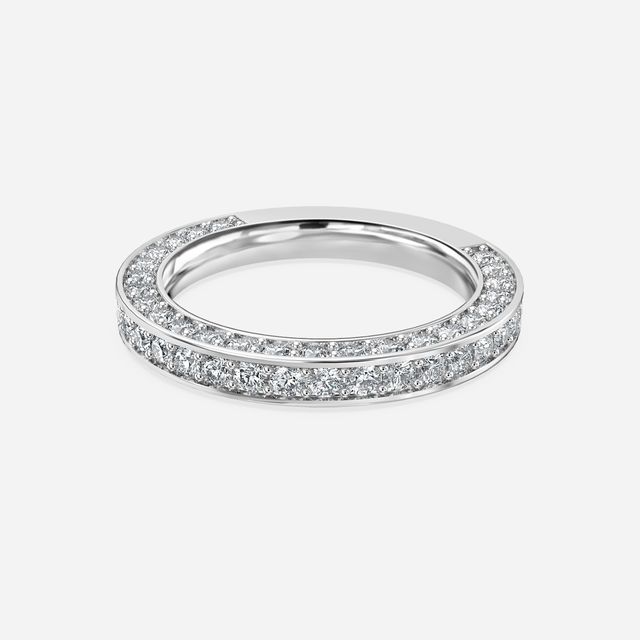 Windsor Diamond Wedding Ring In White Gold