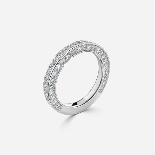 Windsor Diamond Wedding Ring In White Gold