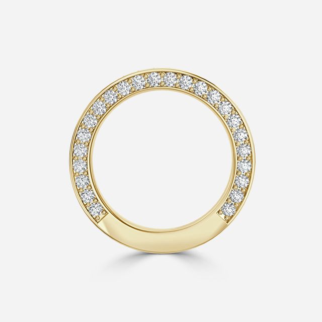 Windsor Diamond Wedding Ring In Yellow Gold