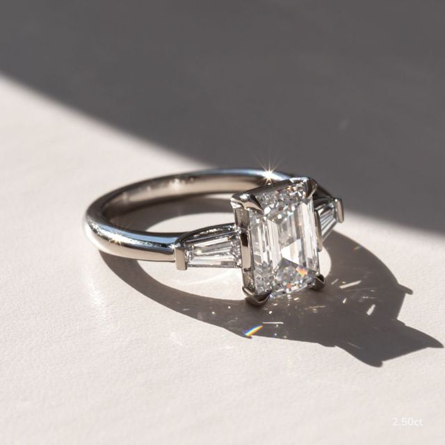 Jemima White Gold Unique Engagement Ring