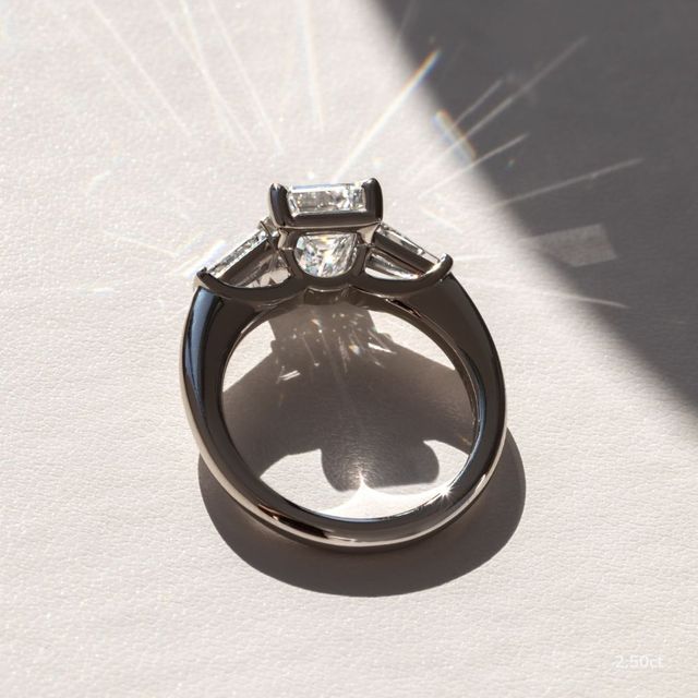 Jemima White Gold Unique Engagement Ring