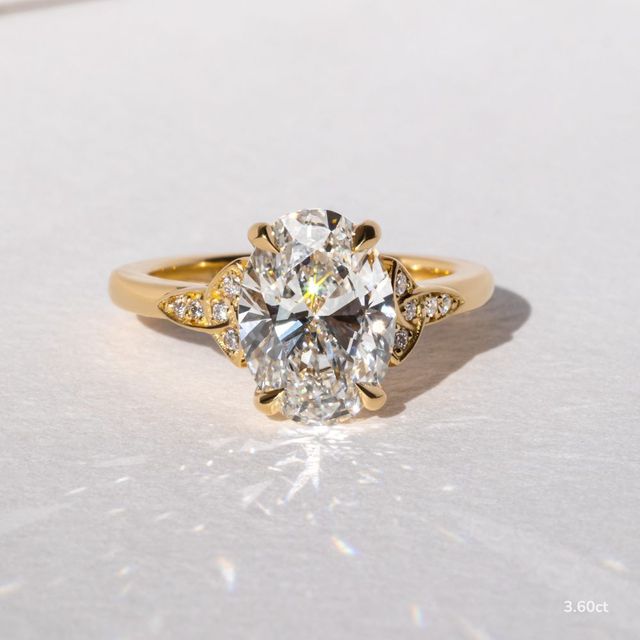 Celtic Song Yellow Gold Engagement Ring