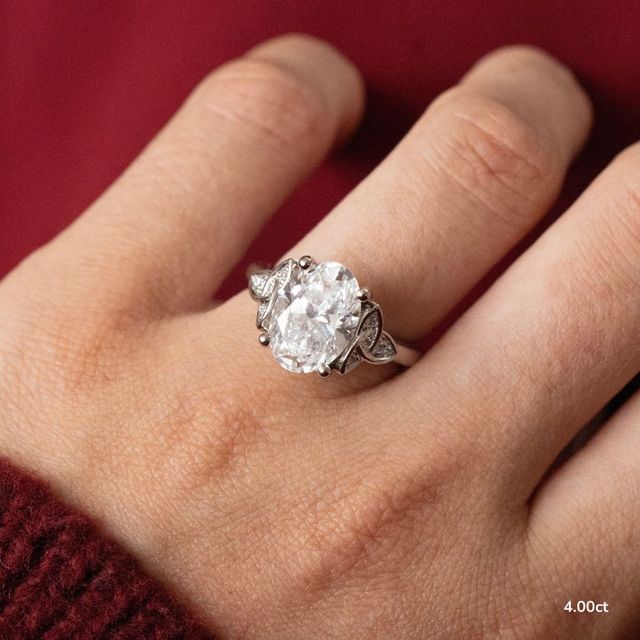 Celtic Song Platinum Engagement Ring