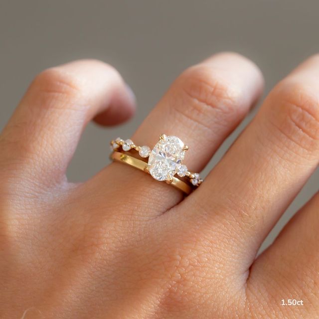 Veronica Yellow Gold Unique Engagement Ring
