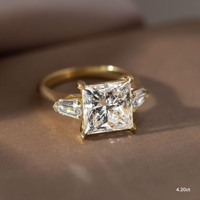 Winston Yellow Gold Vintage Engagement Ring