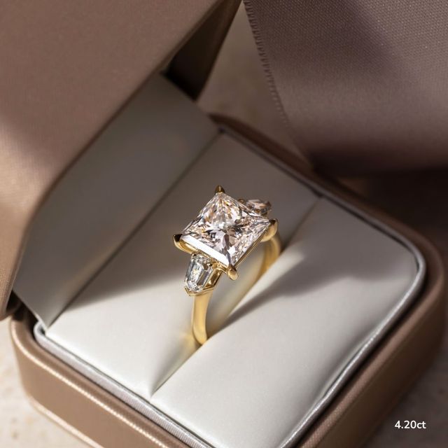 Winston Yellow Gold Vintage Engagement Ring