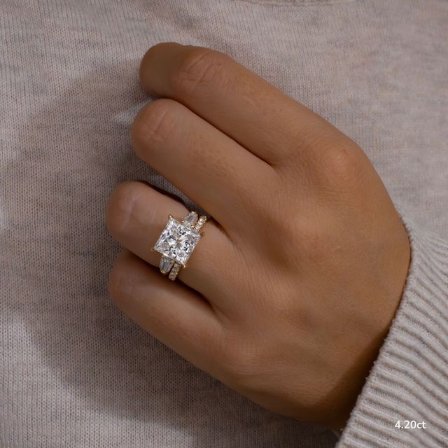 Winston Yellow Gold Vintage Engagement Ring