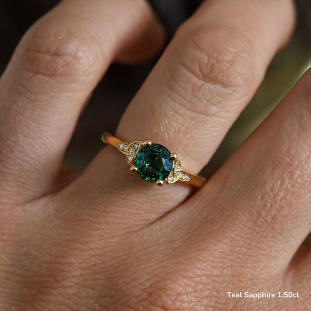 Celtic Song Yellow Gold Vintage Engagement Ring