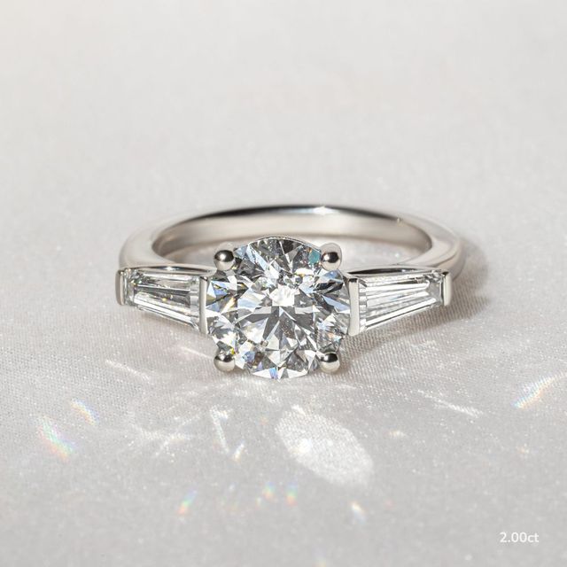 Jemima White Gold Unique Engagement Ring