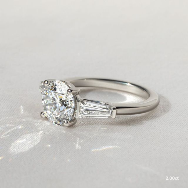 Jemima White Gold Unique Engagement Ring