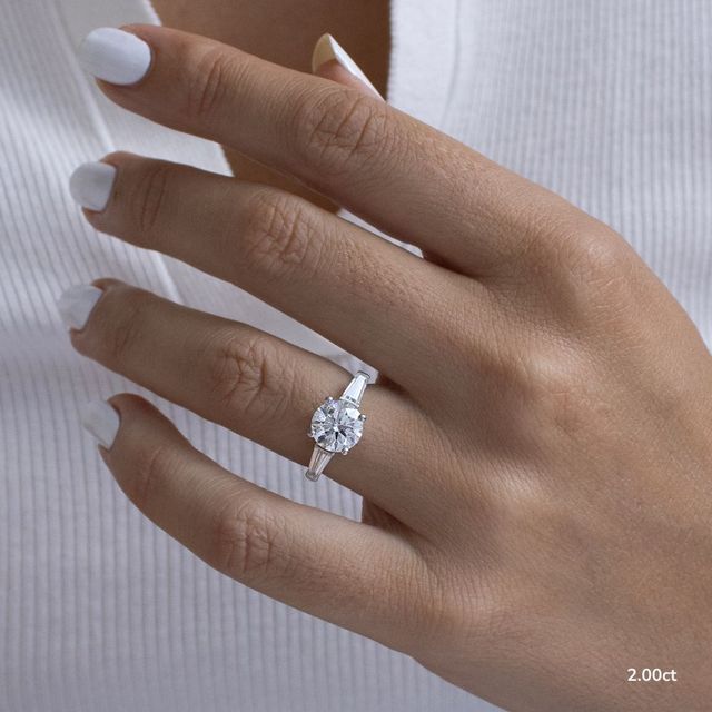 Jemima White Gold Unique Engagement Ring