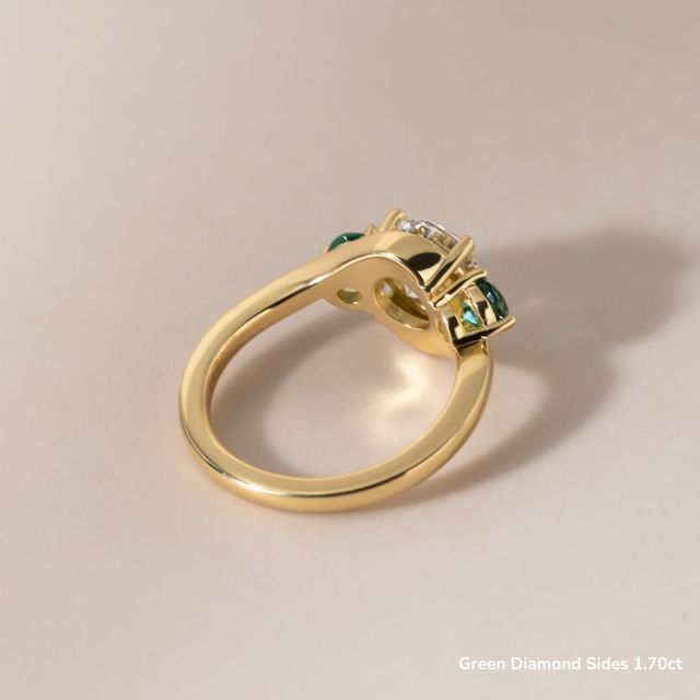 Demi Yellow Ring Unique Engagement Ring