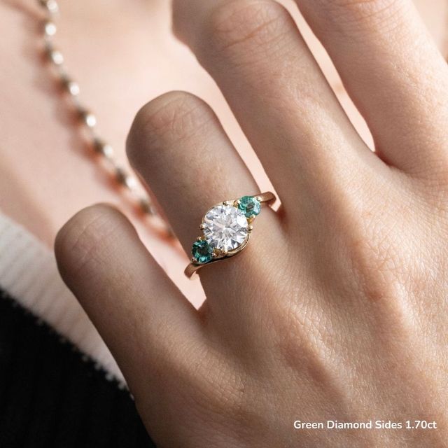Demi Yellow Ring Unique Engagement Ring