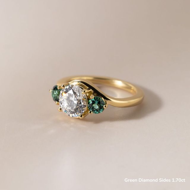 Demi Yellow Ring Unique Engagement Ring