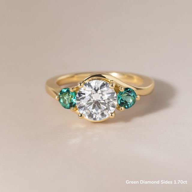 Demi Yellow Ring Unique Engagement Ring