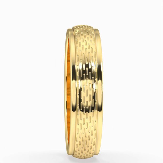 Russell Yellow Gold Men's Wedding Ring
