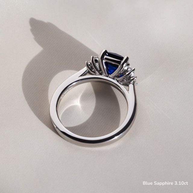 Sara White Gold Trilogy Engagement Ring