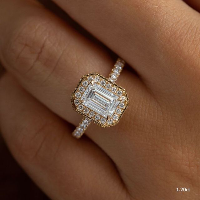Aletheia Yellow Gold Diamond Engagement Ring