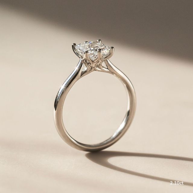 Elswin White Gold Solitaire Engagement Ring