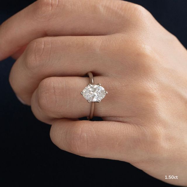 Elswin Platinum Solitaire Engagement Ring