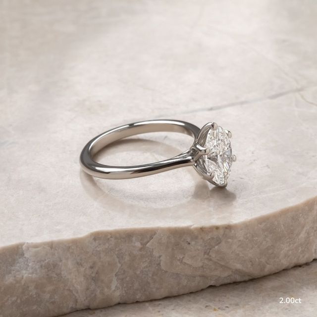 Elswin Platinum Solitaire Engagement Ring