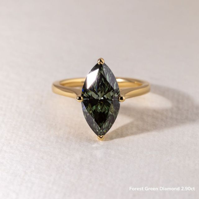 Odette Yellow Gold Solitaire Engagement Ring