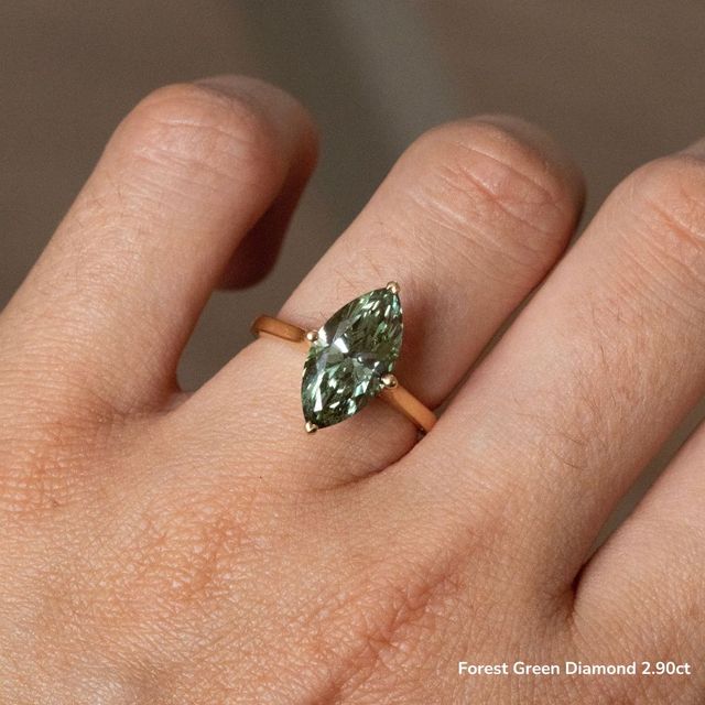 Odette Yellow Gold Solitaire Engagement Ring