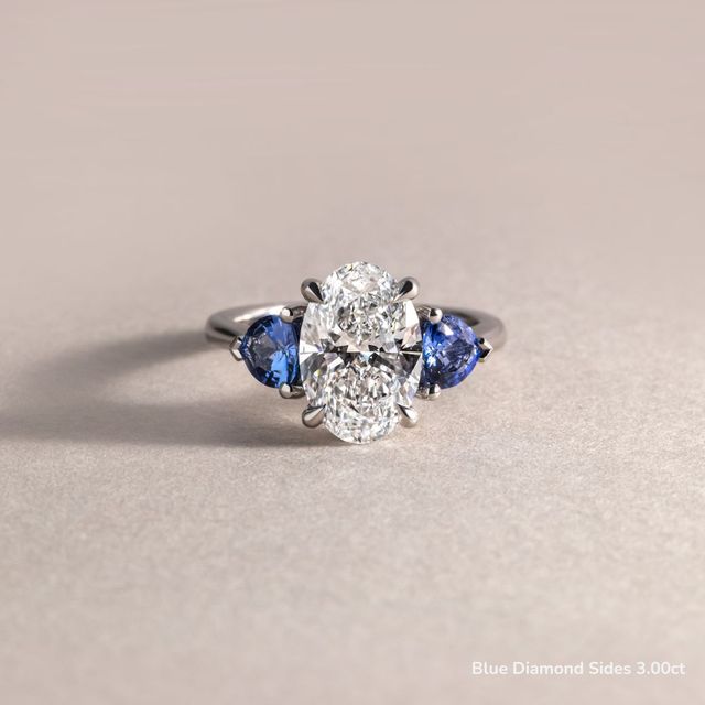 Manilla Platinum Trilogy Engagement Ring