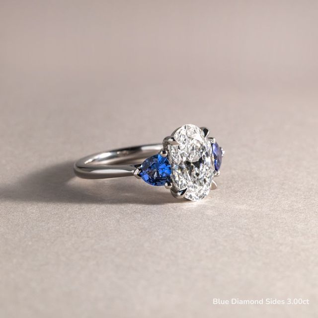 Manilla Platinum Trilogy Engagement Ring