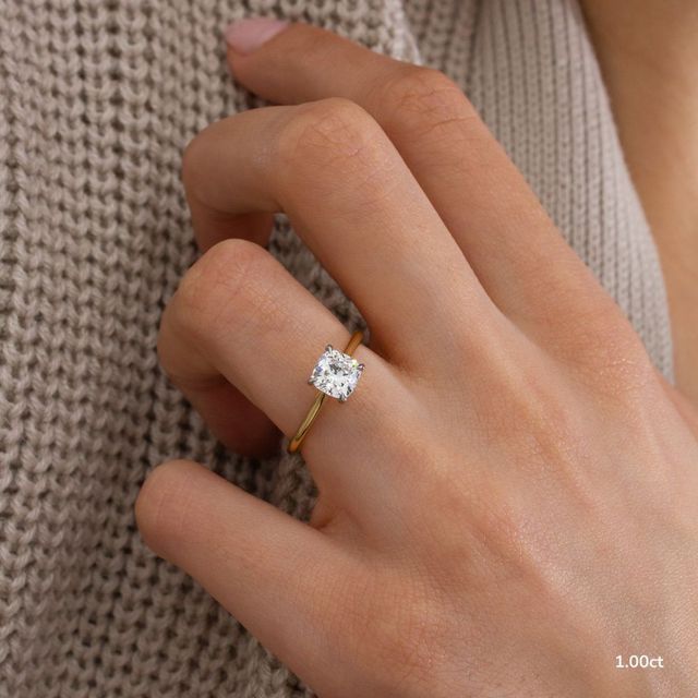 Odette Yellow Gold Solitaire Engagement Ring