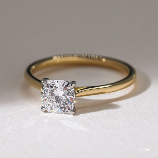 Odette Yellow Gold Solitaire Engagement Ring