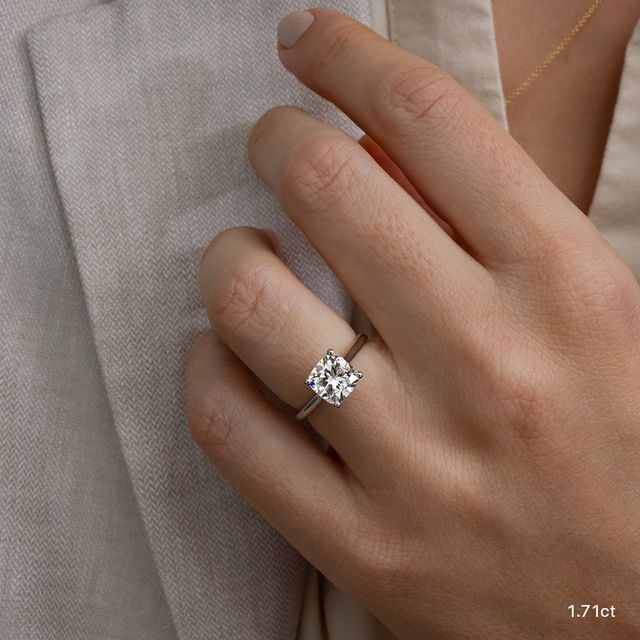 Odette Platinum Solitaire Engagement Ring