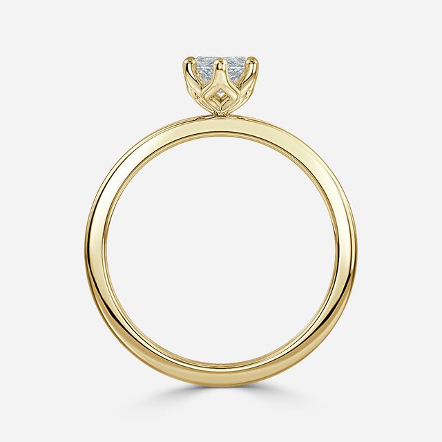 Delaila Yellow Gold Engagement Ring