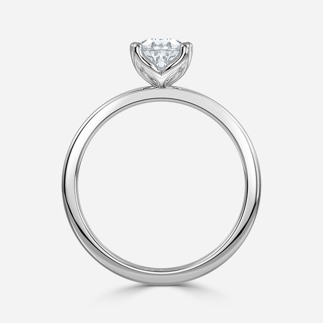 Delaila Platinum Engagement Ring