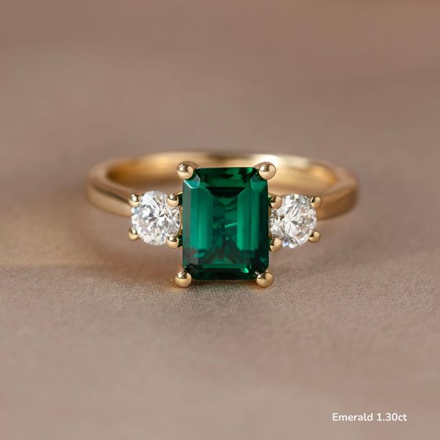 Rohini Yellow Gold Engagement Ring
