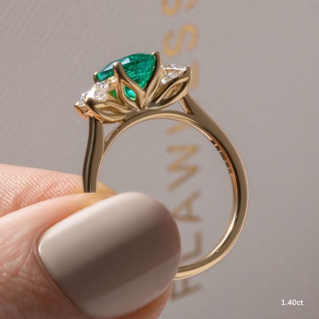 Rohini Yellow Gold Engagement Ring