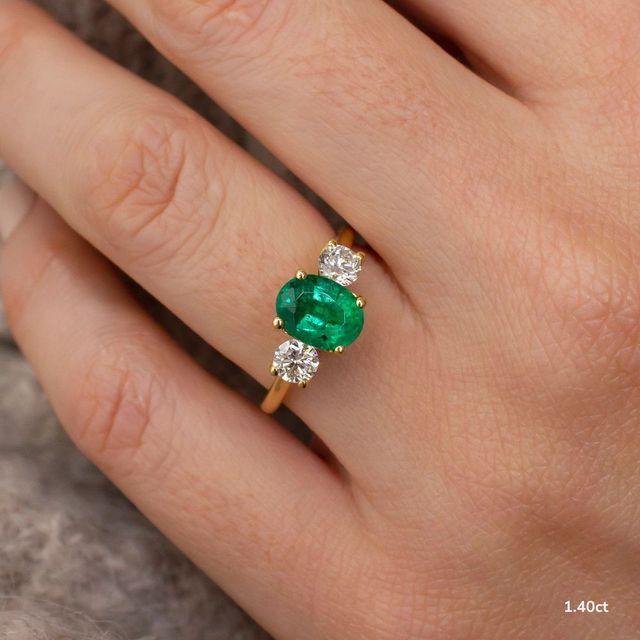 Rohini Yellow Gold Engagement Ring
